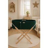 Cesta para Bebé Moisés Boho My Sweet Baby - Verde Botella