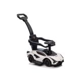 Lamborghini QLS-996T Ride-on en color blanco con luces delanteras