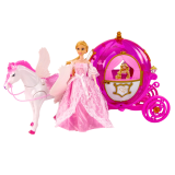 Carruaje Princesa con Pegaso y Muñeca para Niñas - imagen 2