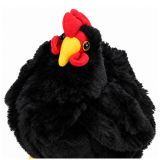 Gallina de peluche de 30 cm ideal para el juego y la decoración.