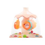 Juguete educativo Toyz hecho de plástico rosa, ideal para bebés.