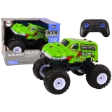 Coche de Control Remoto Todoterreno 2.4G RC 1:12 Verde Dinosaurio