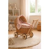 Carrito de Muñecas de Mimbre con Ropa de Cama My Sweet Baby - imagen 3
