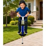 Pogo Stick Infantil Azul hasta 70kg con Agarre Antideslizante