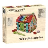 Casa educativa de madera Kruzzel para bebés - Juguete interactivo - imagen 2