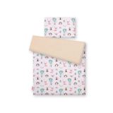 Juego de Sábanas para Cuna My Sweet Baby 2 Piezas Zorros Beige - imagen 3