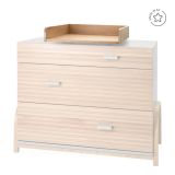 Cambiador ajustable de madera de haya INFINITY