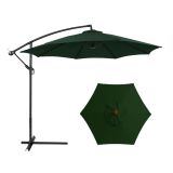 Sombrilla Lean color verde oscuro, material resistente al agua