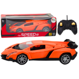 Coche Deportivo RC Naranja 1:16 Control Remoto