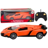 Coche Deportivo RC Naranja 1:16 Control Remoto