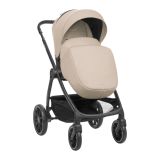 Carrito de bebé 3en1 Modena Beige Kikkaboo - Práctico y Seguro - imagen 2