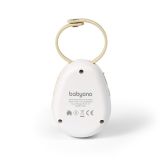 Generador de ruido blanco Babyono PICCOLO en color blanco con un acabado suave.