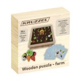 Puzzle de Madera Kruzzel - Juego 2 en 1 para Niños - imagen 2