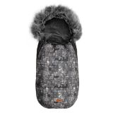 Saco de dormir Sensillo Olaf Dots Graphite 100x45 para bebé