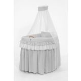Cesta de Moisés My Sweet Baby Little Prince Gray con diseño elegante y material natural