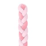 Protector trenzado 210cm Rosa - Kikkaboo
