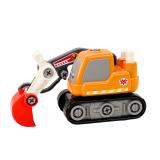 Excavadora Infantil Desmontable Naranja con Herramientas - imagen 2