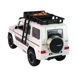Coche todoterreno blanco a pilas
