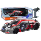Coche RC Control Remoto 1:18 Ruedas de Goma Rojo