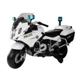 Moto eléctrica BMW Policía blanca para niños
