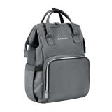 Bolsa de mamá Kikkaboo Siena Gris Oscuro 2025 - imagen 3