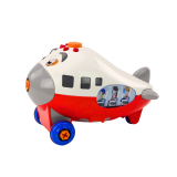 Avión de Cartón con Alas Giratorias DIY Rojo