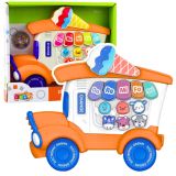 Piano eléctrico educativo heladería naranja