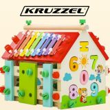Casa educativa de madera Kruzzel para bebés - Juguete interactivo - imagen 3