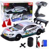 Coche de Carreras RC Drift Plata 30km/h 1:16