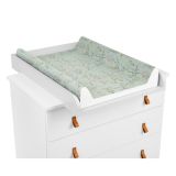 Cambiador duro Kikkaboo PVC 50x80cm Secret Garden Verde - imagen 3