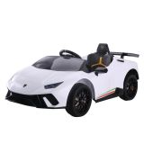 Coche eléctrico a batería Lamborghini Huracan Blanco
