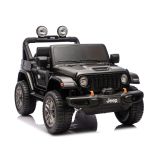 Jeep Rubicon 4x4 DK-JWR556 Vehículo a batería 24V Negro