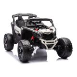 Cochecito de Batería Can-am DK-CA003 Lean cars - Blanco