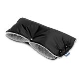 Manopla para silla de paseo Sensillo Minky - Negra