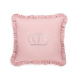 Decorative Pillow With Application - Pastel Pink
