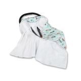 Manta de Coche para Bebés My Sweet Baby - Conejitos Menta - imagen 4