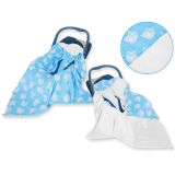 Manta Doble Cara para Silla de Coche My Sweet Baby - Búhos Azules