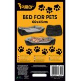 Cama para perros Purlov 60x45cm, comodidad y durabilidad - imagen 2