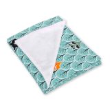 Manta Doble Cara para Silla de Coche Bebé My Sweet Baby - Mint Forest - imagen 2