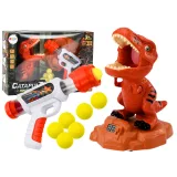 Juego de Tiro de Dinosaurio con Pistola de Pelotas