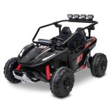 Buggy eléctrico Toyz Reptile Negro con diseño deportivo y luces LED