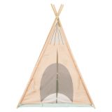 Teepee de madera Kikkaboo con alfombra acolchada para niños - imagen 3
