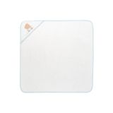 Toalla con capucha Kikkaboo Dream Big Azul 90x90 cm - imagen 2