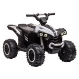 Quad eléctrico HL568 en color blanco, divertido y seguro.