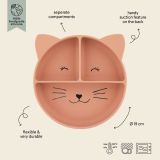 Plato compartimentado de silicona con ventosa Trixie - Mrs. Cat - imagen 3