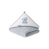 Toalla de baño con capucha Akuku Bear Grey para bebé - imagen 2