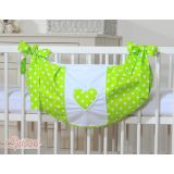 Bolsa de Juguetes My Sweet Baby - Corazones Colgantes Verde - imagen 2