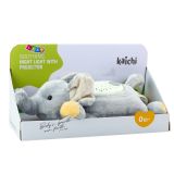 Elefante de Peluche con Proyector y Sonidos
