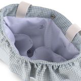Bolso organizador Taylor Cambrass 13x38 cm azul, vista con cremallera