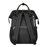 Bolsa de Mamá Siena Negro & Oro Kikkaboo - Elegancia y Funcionalidad - imagen 2